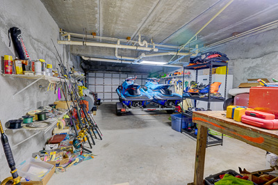 The garage at The Family Beach House on San Salvador 
